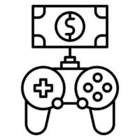 spel geld vector icoon