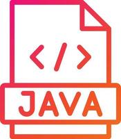 java vector pictogram ontwerp illustratie