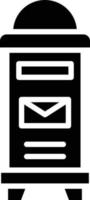 mailbox vector pictogram ontwerp illustratie