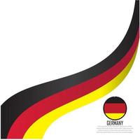 vlag van Duitsland vector illustratie