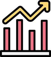 staafdiagram vector pictogram ontwerp illustratie