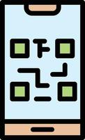 qr code vector pictogram ontwerp illustratie