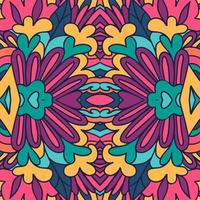 carnaval kleurrijk naadloos patroon ikat. psychedelisch creatief behang. abstract etnisch ontwerp. vector