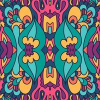 carnaval kleurrijk naadloos patroon ikat. psychedelisch creatief behang. abstract etnisch ontwerp. vector