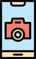 camera vector pictogram ontwerp illustratie