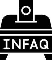 infaq vector pictogram ontwerp illustratie