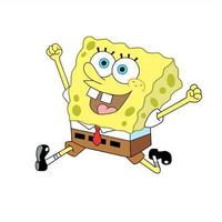 spongebob Vierkante broek schattigheid en poses vector