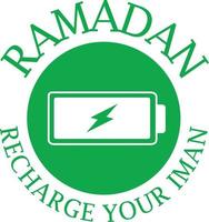 Ramadan opladen uw Ik ben een. Ramadan Islamitisch citaat. vector
