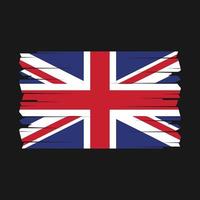 uk vlag borstel vector