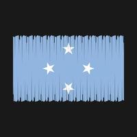 Micronesië vlag vector illustratie