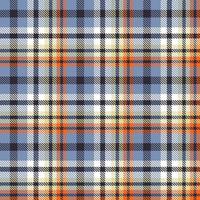 buffel plaid patroon naadloos structuur is een gevormde kleding bestaande van kris gekruist, horizontaal en verticaal bands in meerdere kleuren. Schotse ruiten zijn beschouwd net zo een cultureel icoon van Schotland. vector