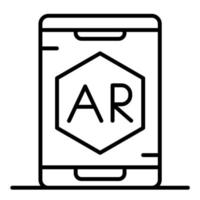 ar app vector icoon