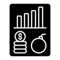 schuld analyse vector icoon