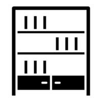bibliotheek kabinet vector icoon