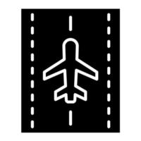 landingsbaan vector icoon