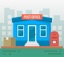 Postkantoor vector