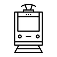 tram vector icoon