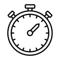 stopwatch vector pictogram