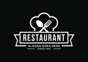 restaurant logo sjabloon ontwerp vector