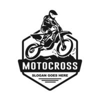 motorcross logo sjabloon ontwerp vector