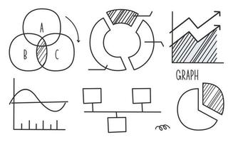 tekening infografieken, element infographics logo vector