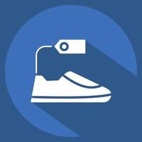 icoon schoenen. verwant naar zwart vrijdag symbool. winkelen. gemakkelijk illustratie vector