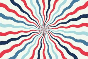 abstract zonnestraal patroon psychedelisch wijnoogst achtergrond ontwerp vector