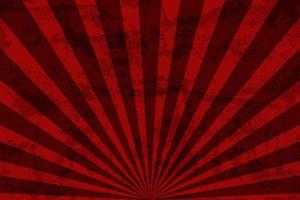 rood zonnestraal abstract retro achtergrond met grunge structuur stralen patroon, vector illustratie