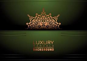 luxe mandala achtergrond sier, arabesk stijl met gouden arabesk patroon stijl. decoratief mandala ornament voor afdrukken, brochure, banier, omslag, poster, uitnodiging kaart vector