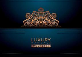 luxe mandala achtergrond sier, arabesk stijl met gouden arabesk patroon stijl. decoratief mandala ornament voor afdrukken, brochure, banier, omslag, poster, uitnodiging kaart vector