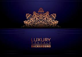 luxe mandala achtergrond sier, arabesk stijl met gouden arabesk patroon stijl. decoratief mandala ornament voor afdrukken, brochure, banier, omslag, poster, uitnodiging kaart vector