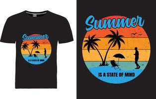 zomer t-shirt ontwerp vector