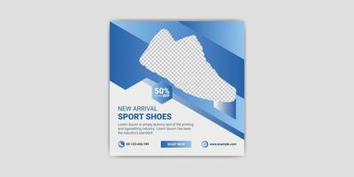 het beste verkoop schoenen verzameling sociaal media banier, post Sjablonen ontwerp, web advertenties, sport mode vector