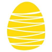 hand- getrokken vector illustratie van kleurrijk Pasen ei