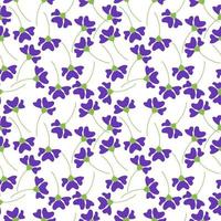 schattig klein bloemen naadloos patroon vector