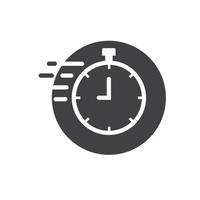 snel stopwatch icoon van snel verantwoordelijkheid concept ontwerp element sjabloon vector