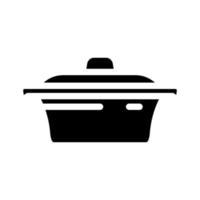gips ijzer Nederlands oven keuken kookgerei glyph icoon vector illustratie