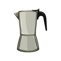 wijnoogst mokka pot koffie tekenfilm vector illustratie