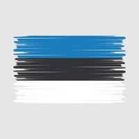 Estland vlag borstel vector