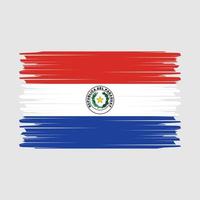 Paraguay vlag borstel vector