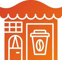 coffeeshop pictogramstijl vector