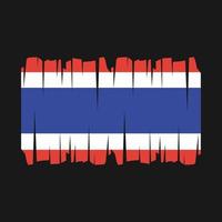 vlag van thailand vector