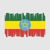 ethiopië vlag vector