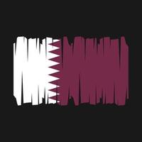 vlag van qatar vector