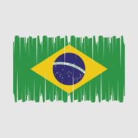 braziliaanse vlag vector