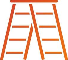 ladder pictogramstijl vector