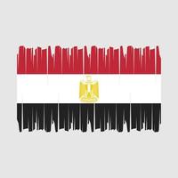 Egypte vlag borstel vector