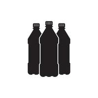 drinken fles pictogram, illustratie ontwerp sjabloon. vector