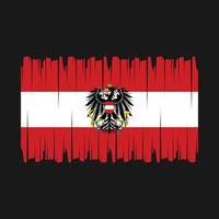 Oostenrijk vlag borstel vector
