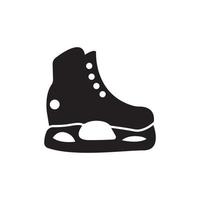 ijs skates icoon symbool, illustratie ontwerp sjabloon. vector